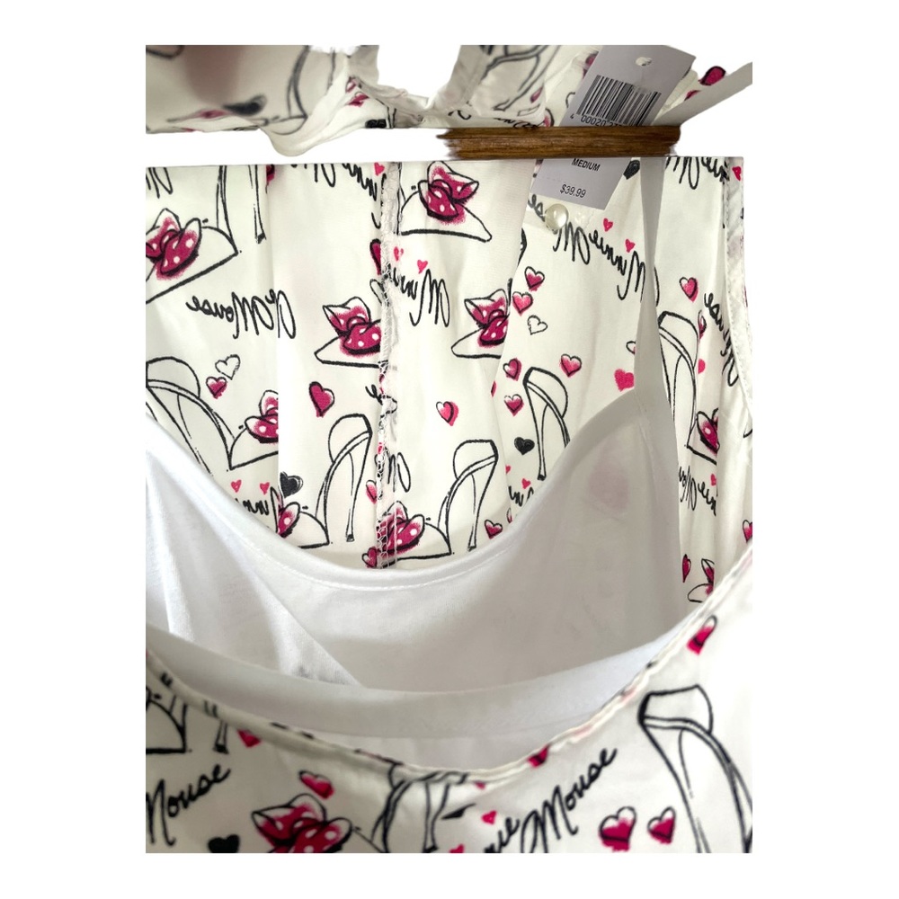 NWT Disney Parks Authentic Original Minnie Mouse sleeveless blouse - Picture 7 of 15